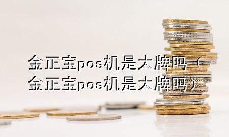 金正宝pos机是大牌吗（金正宝pos机是大牌吗）