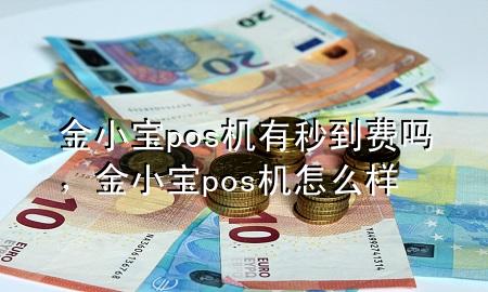 金小宝pos机有秒到费吗，金小宝pos机怎么样