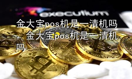 金大宝pos机是一清机吗，金大宝pos机是一清机吗