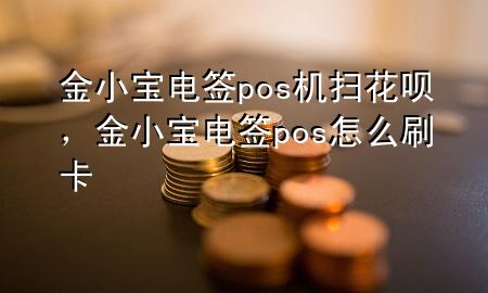 金小宝电签pos机扫花呗，金小宝电签pos怎么刷卡