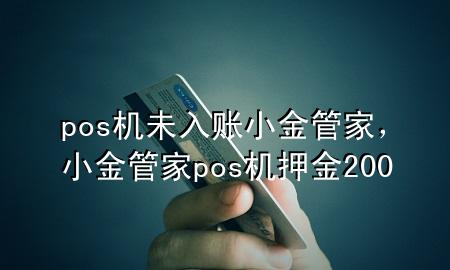 pos机未入账小金管家，小金管家pos机押金200