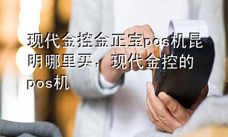 现代金控金正宝pos机昆明哪里买，现代金控的pos机