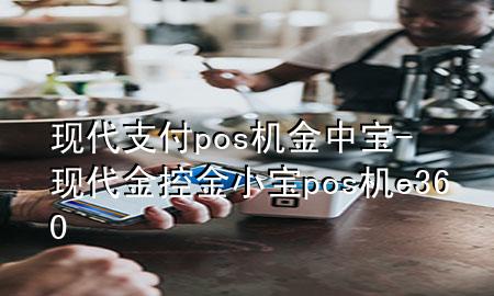 现代支付pos机金中宝-现代金控金小宝pos机e360