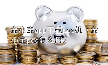 金小宝app下载pos机（金小宝pos怎么用）