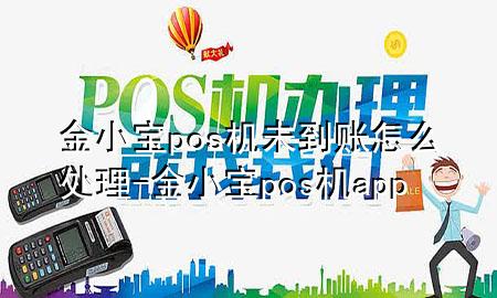 金小宝pos机未到账怎么处理-金小宝pos机app