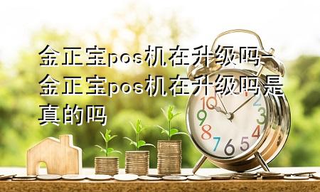 金正宝pos机在升级吗-金正宝pos机在升级吗是真的吗